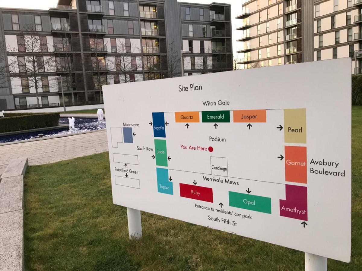Istay Apartments At Vizion - Fully Equipped Modern Serviced Apartments With Balconies, Superfast Broadband, Free Allocated Parking Space, 24H Security, Rooftop Gardens, Located In Central Mk Milton Keynes Exterior photo